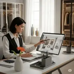 Ukážka plánovača ComfyDoor pre moderné vstavané skrine