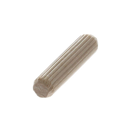 Riex JW51 spojovací kolík, 8x35 mm, s rebrami, nekalibrovaný, buk (balenie 25 kg, cca 21125 ks) - F007705