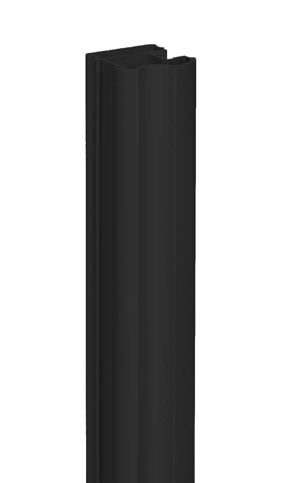 Profil DELHI 2 YELLOW, čierny lak RAL 9005, 2,7 m, mat - AS-SAL-CZM-PD2