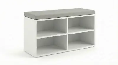 Zmontovaný botník s lavicou na mieru