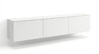 Moderná biela TV skrinka