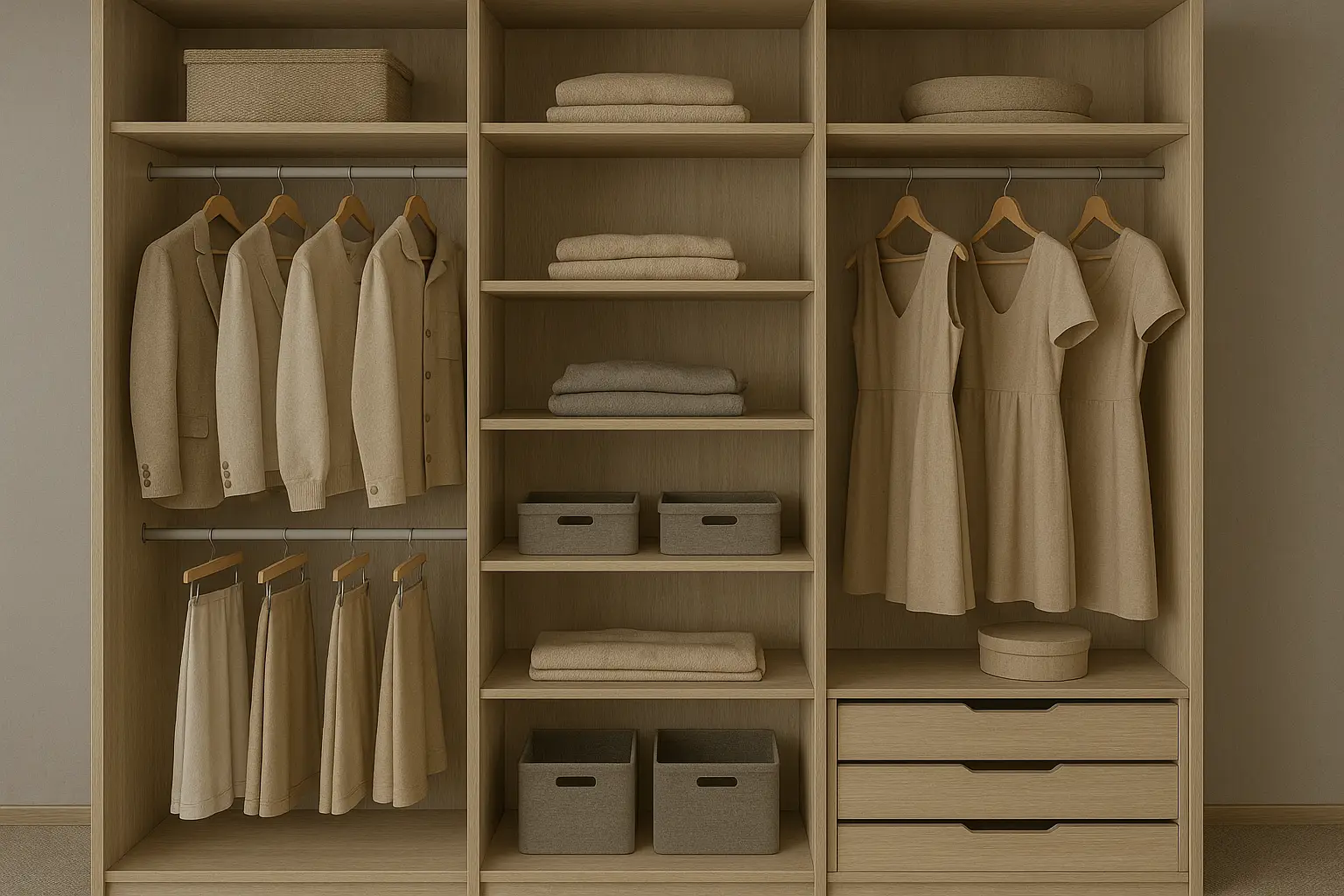 Walk-in šatník ComfyDoor