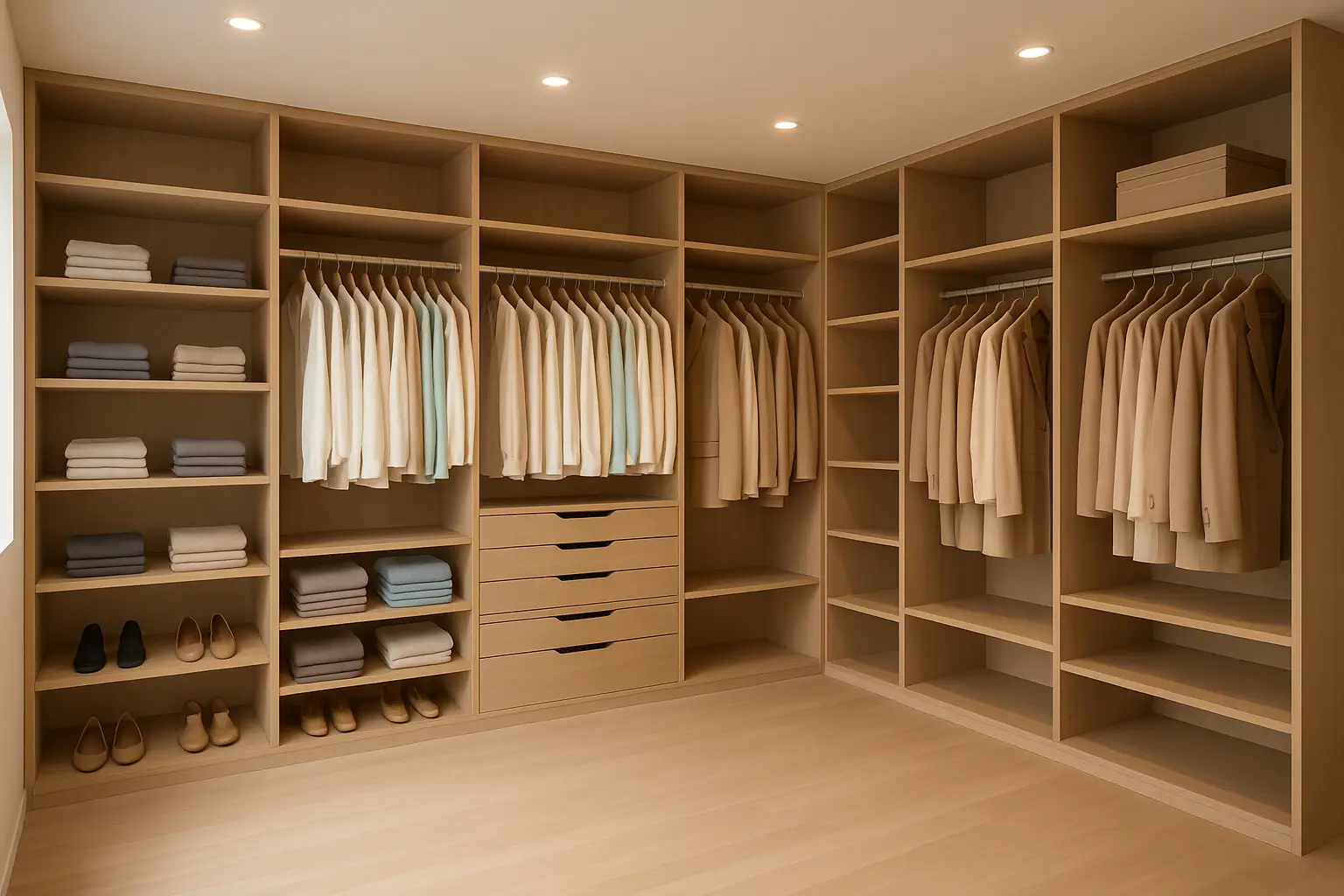 Walk-in šatník ComfyDoor
