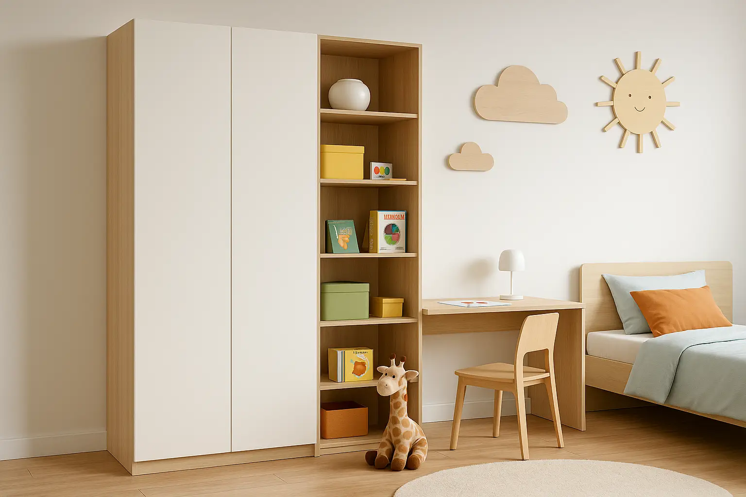 Veselá detská skriňa ComfyDoor