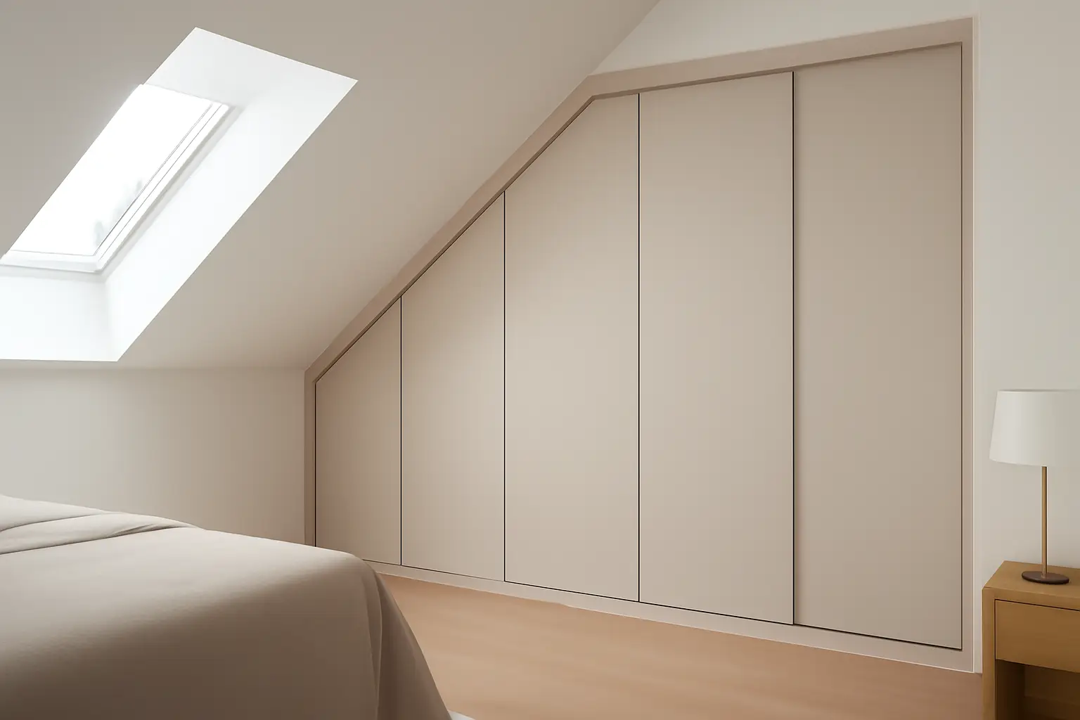 Moderná skriňa do podkrovia ComfyDoor